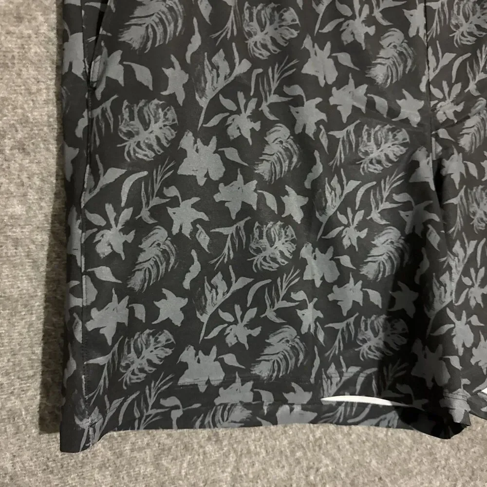 All In Motion Men's Shorts Hybrid Unlined Swimwear Trunks Black 6